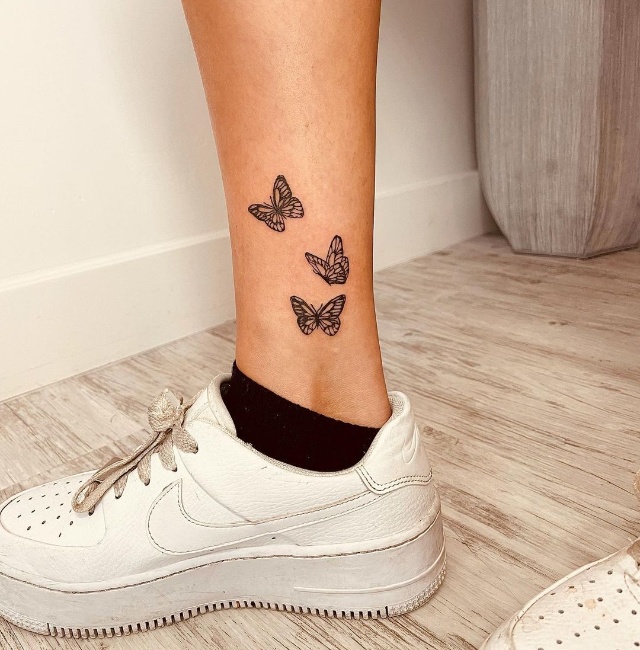 cute ankle tattoos