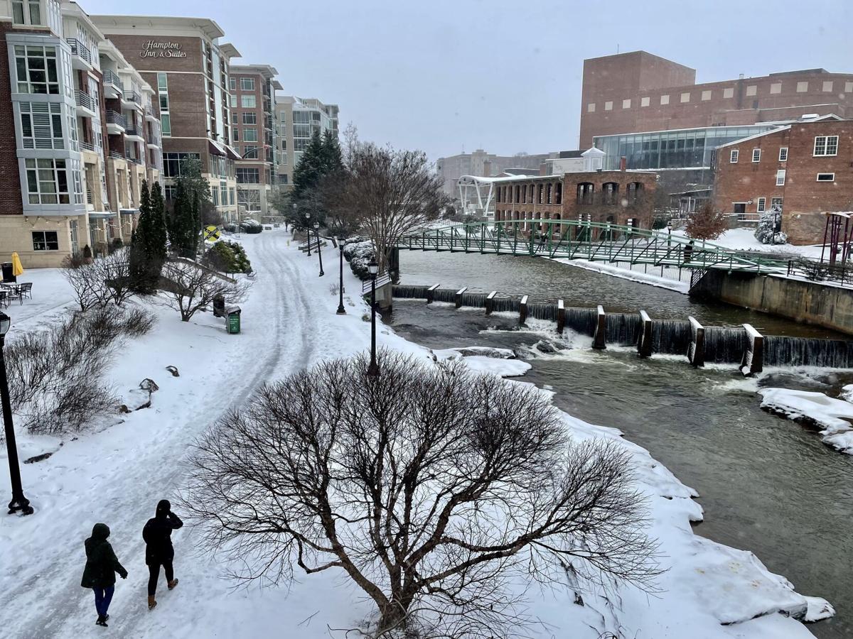 snow in greenville south carolina