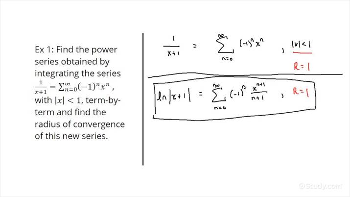 radius of convergence