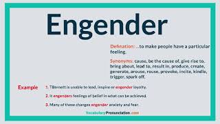 engender synonym