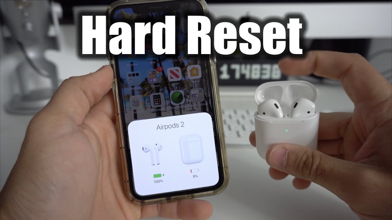 factory resetting airpods