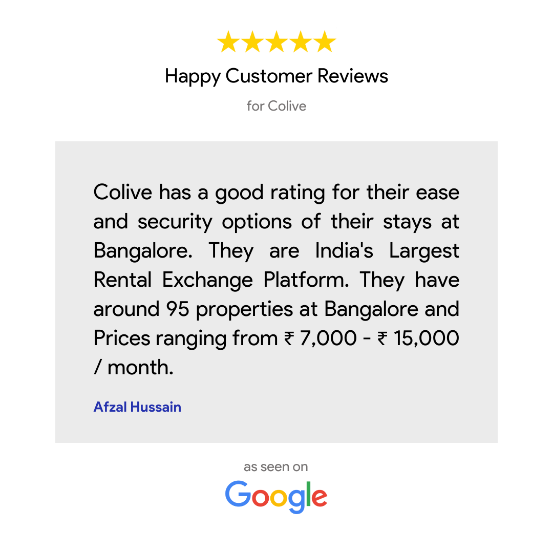 colive bangalore reviews