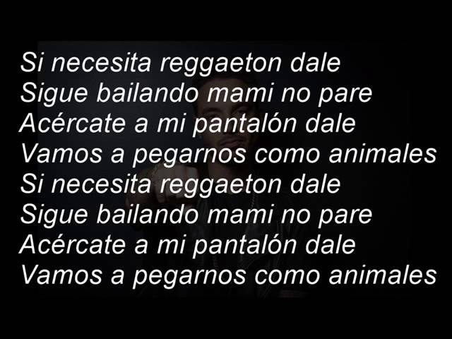 j balvin reggaeton dale lyrics