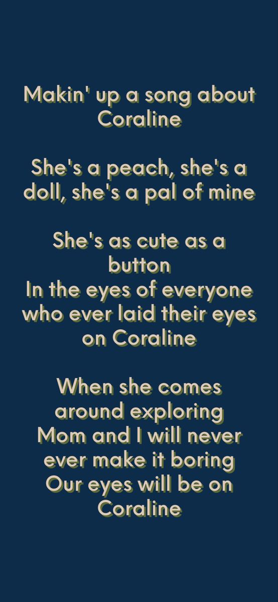 coraline song lyrics