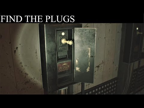 resident evil 2 find the plugs