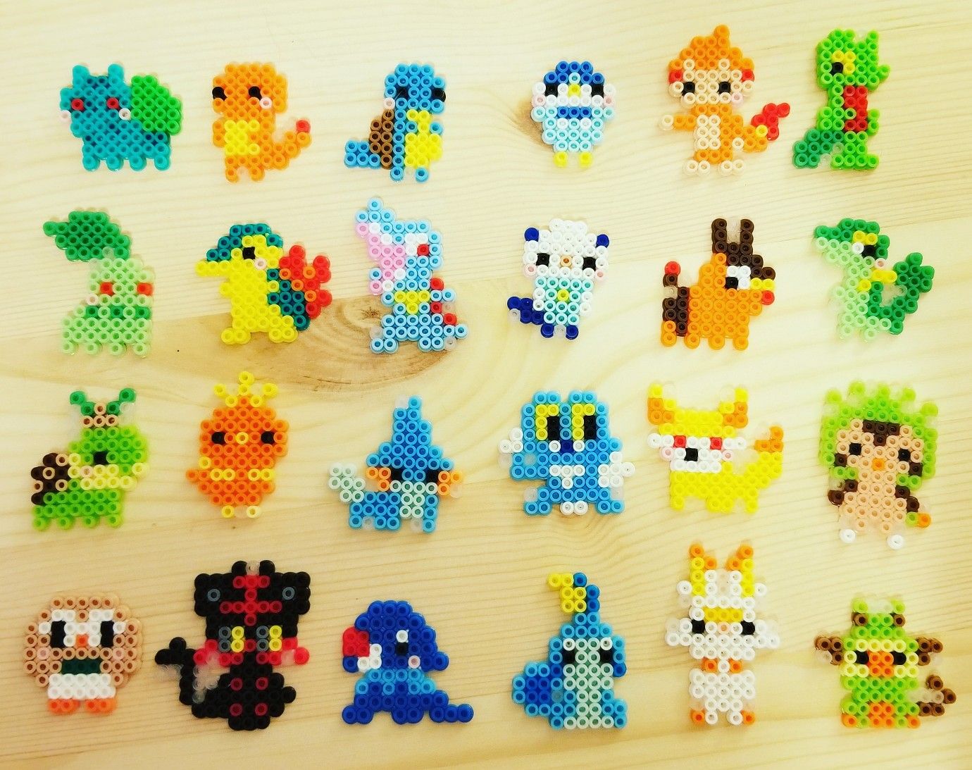 facil hama beads pokémon