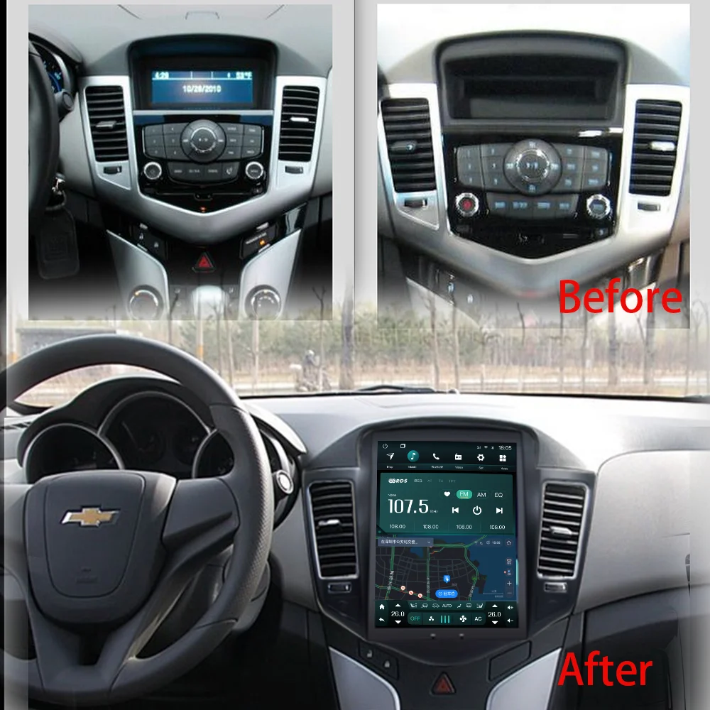 pantalla para chevrolet cruze