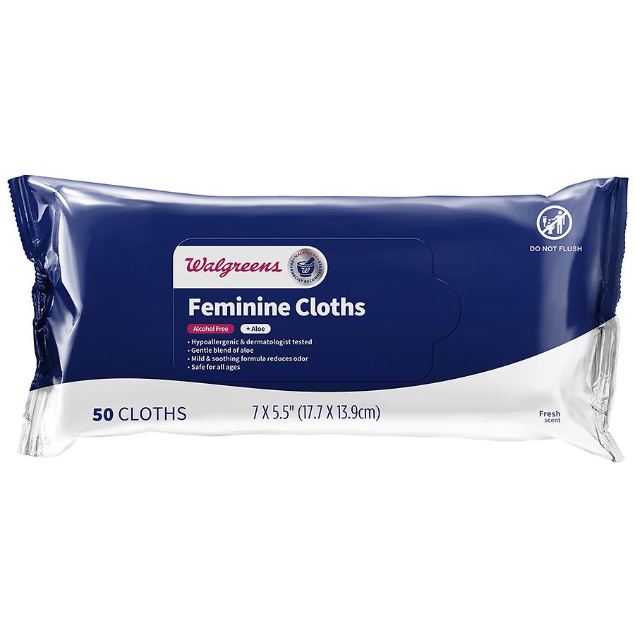 feminine wipes walgreens