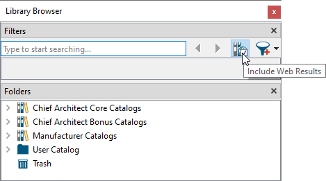 chief architect library files