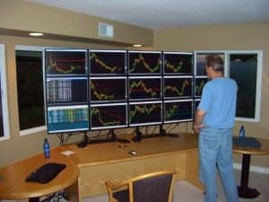 stock trading monitor setup