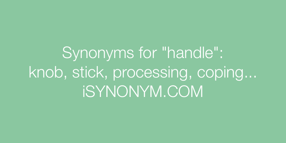 handle synonym