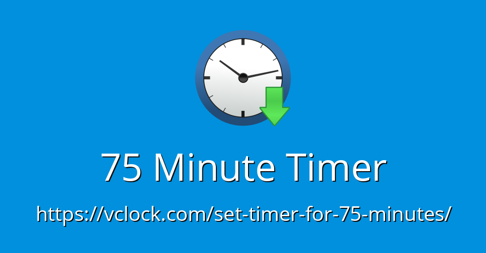 75 minute timer