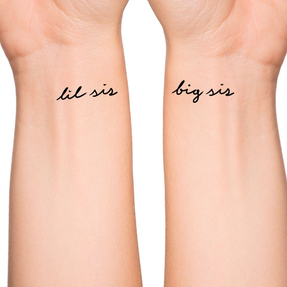tatuaje pequeño hermanas