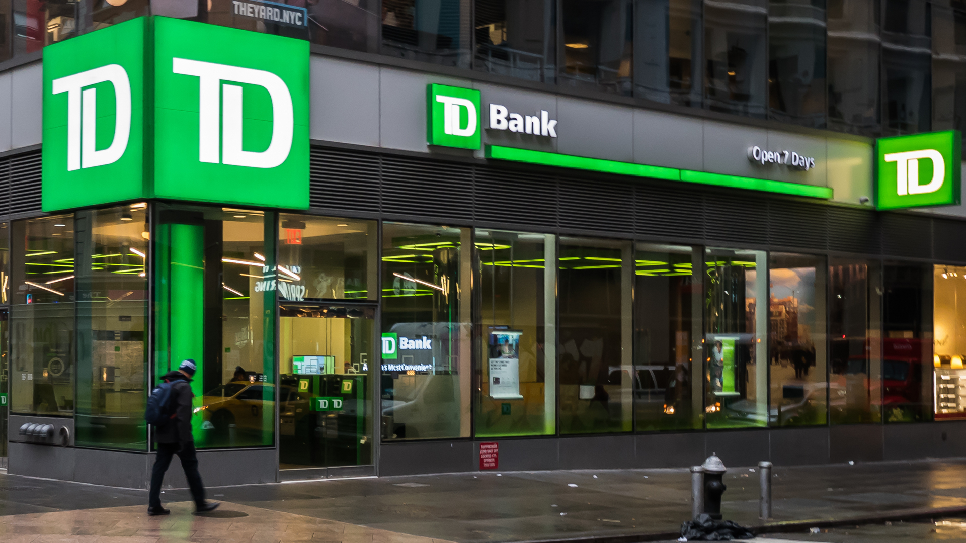 td bank near me open now