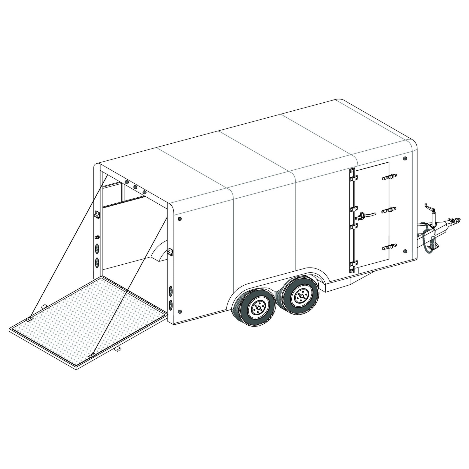 enclosed trailer plans