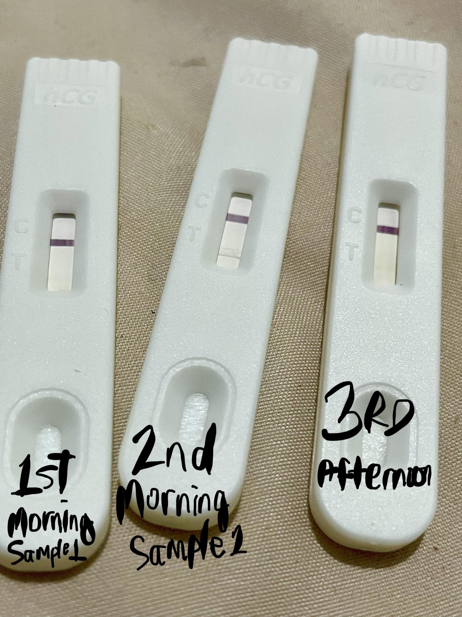 evap lines vs faint positive