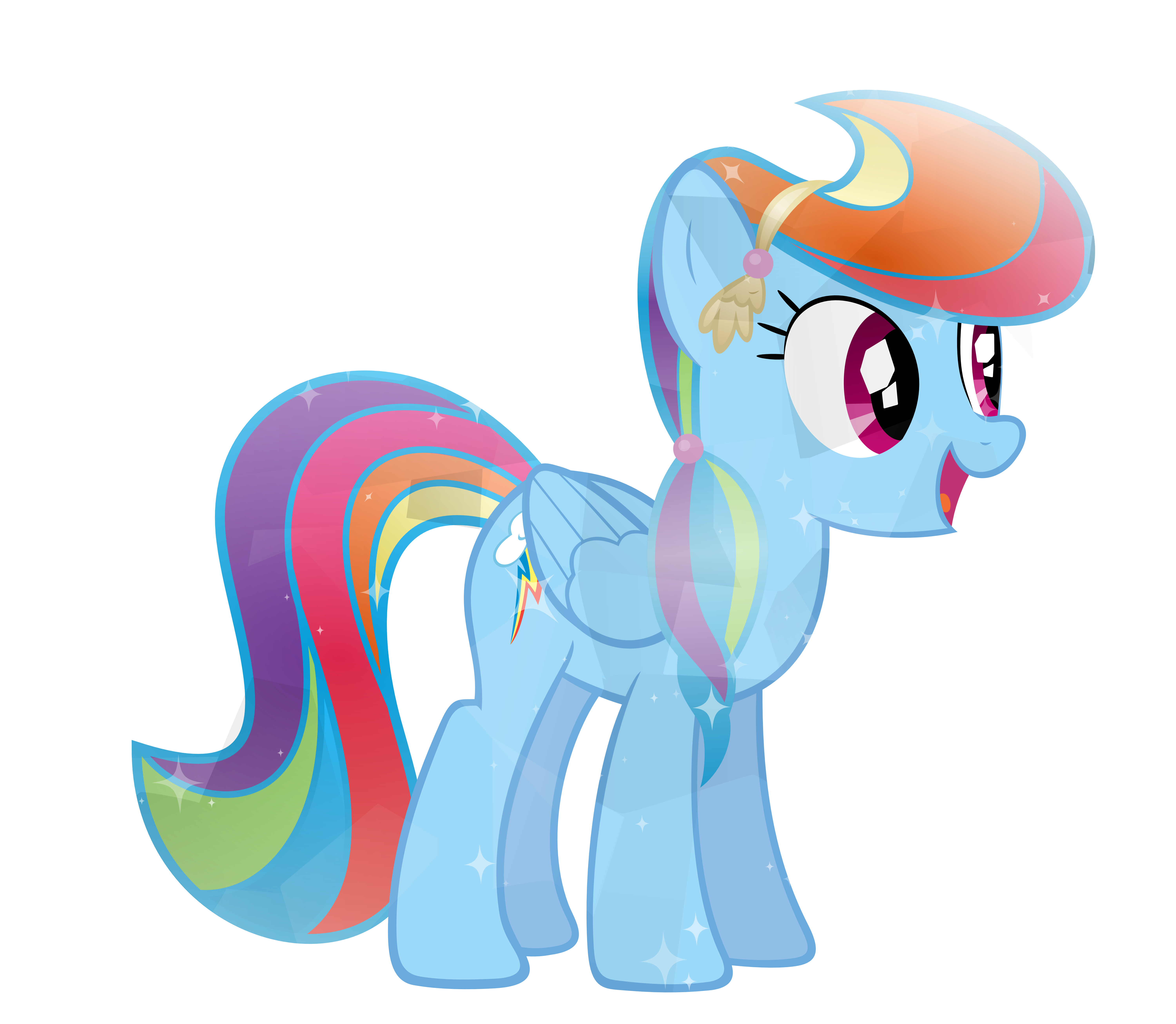 rainbow dash crystal