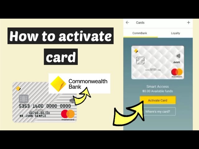 activate commbank card online