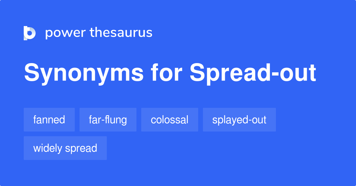 spread out thesaurus