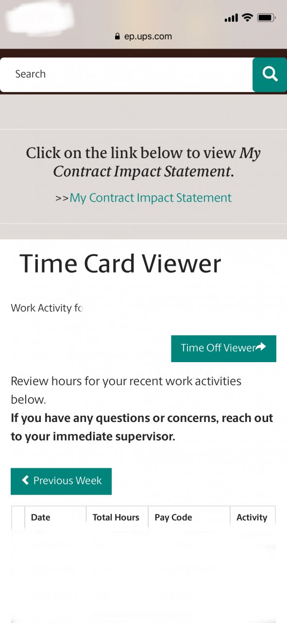 ups timecard viewer