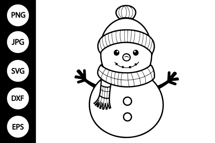 snowman outline