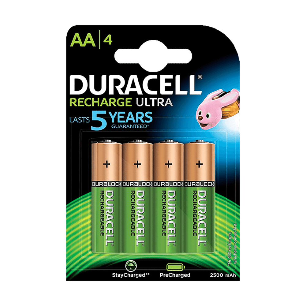 duracell 2500mah rechargeable batteries