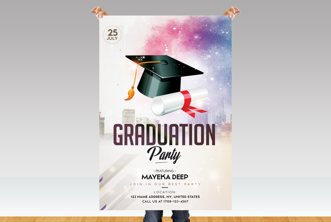 psd graduation templates free