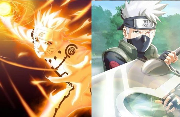 is kakashi stronger than naruto