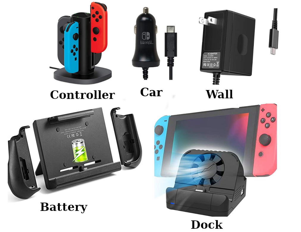 nintendo switch phone charger