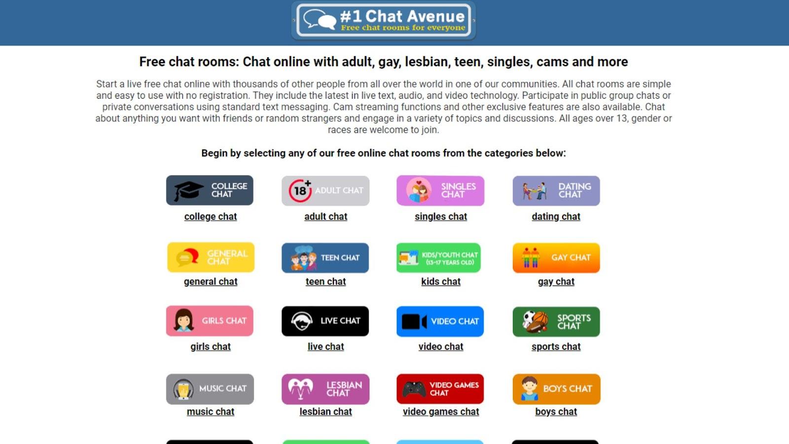 gay chatroom avenue