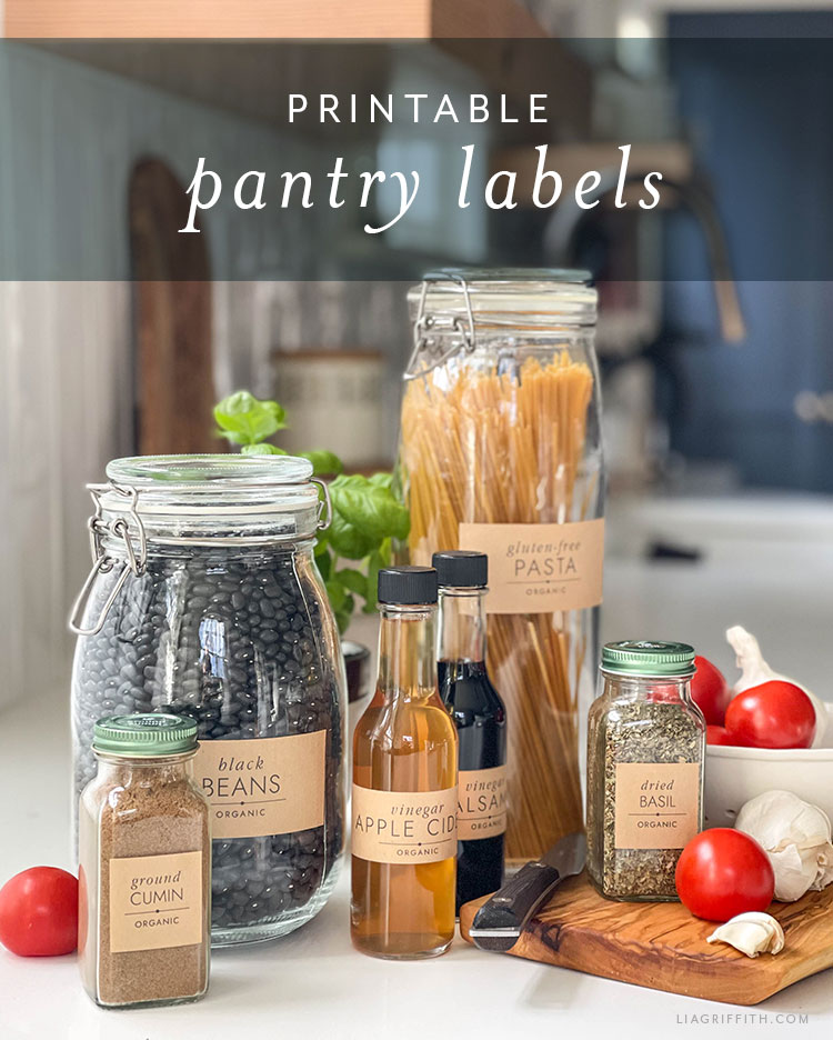 free printable pantry labels list