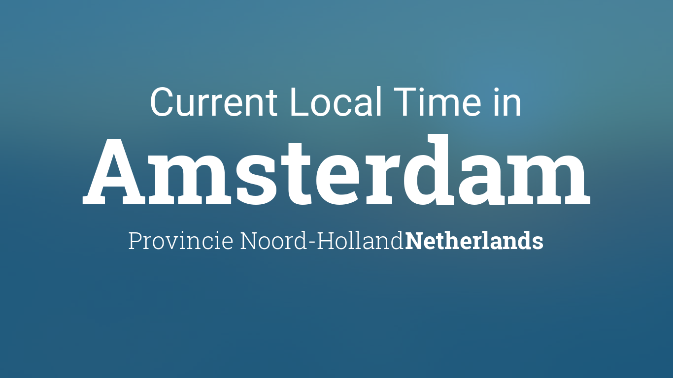 local time amsterdam