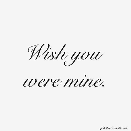 wishing you were mine lyrics