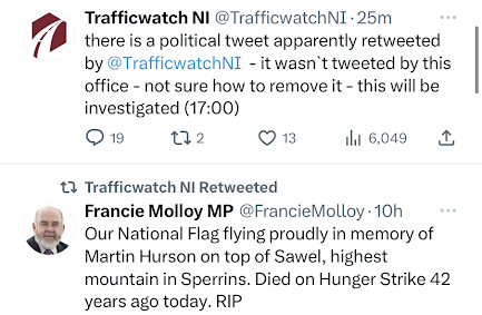 trafficwatch ni twitter