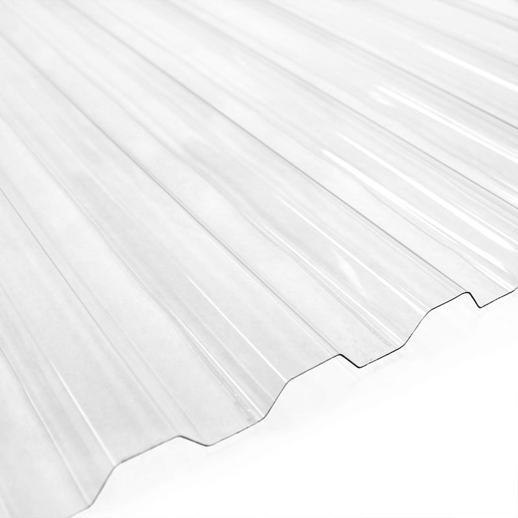 clear corrugated plastic roofing