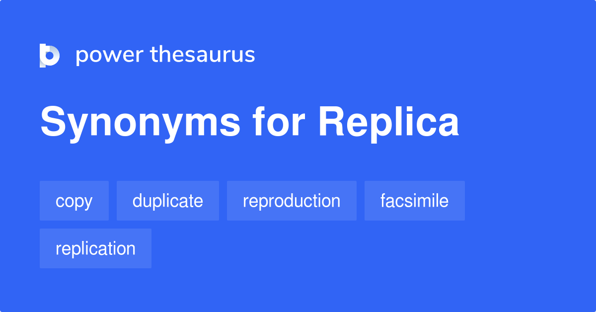 synonyms for replica