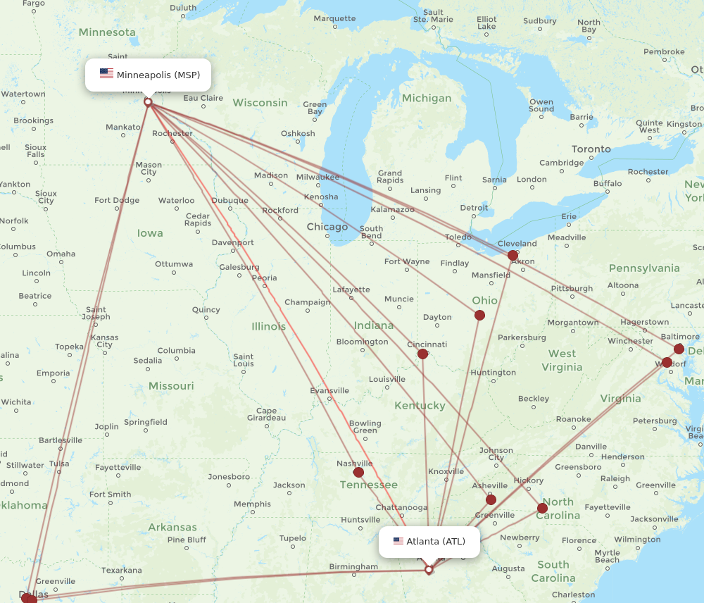 msp to atl flights