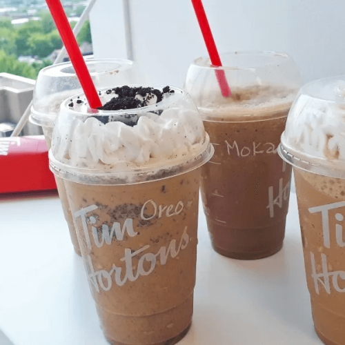 iced cappuccino tim hortons calories