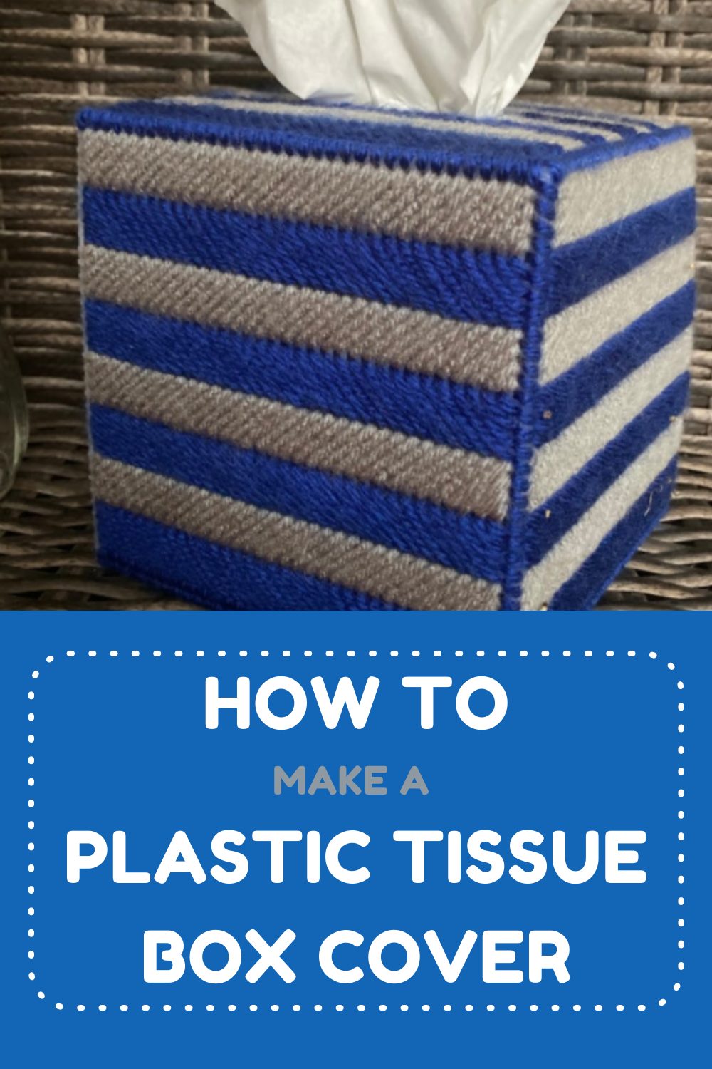 plastic tissue box cover