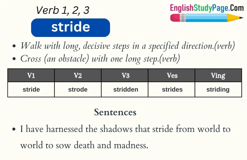 stride antonym