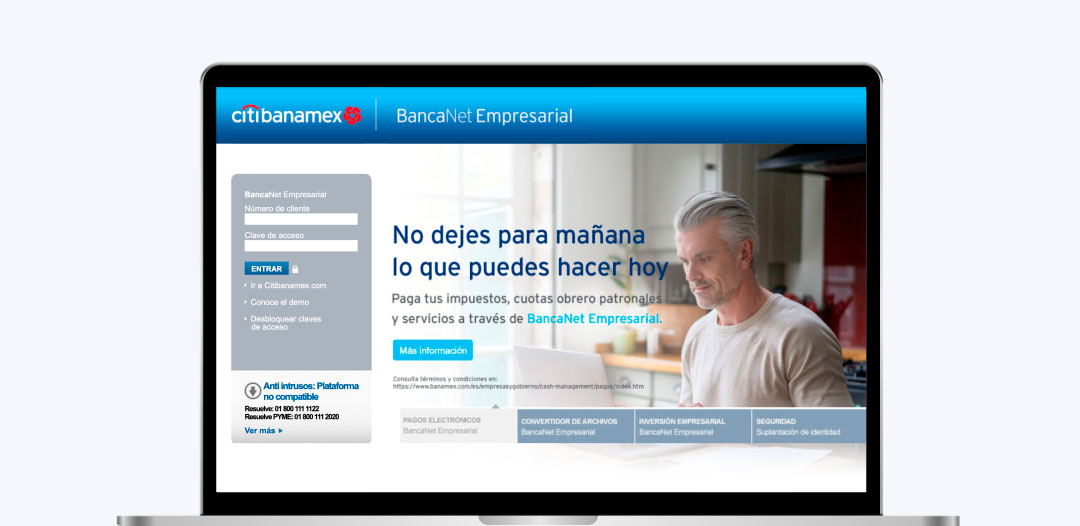www banamex empresarial