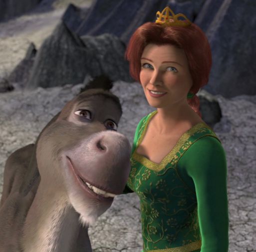 princess fiona and donkey