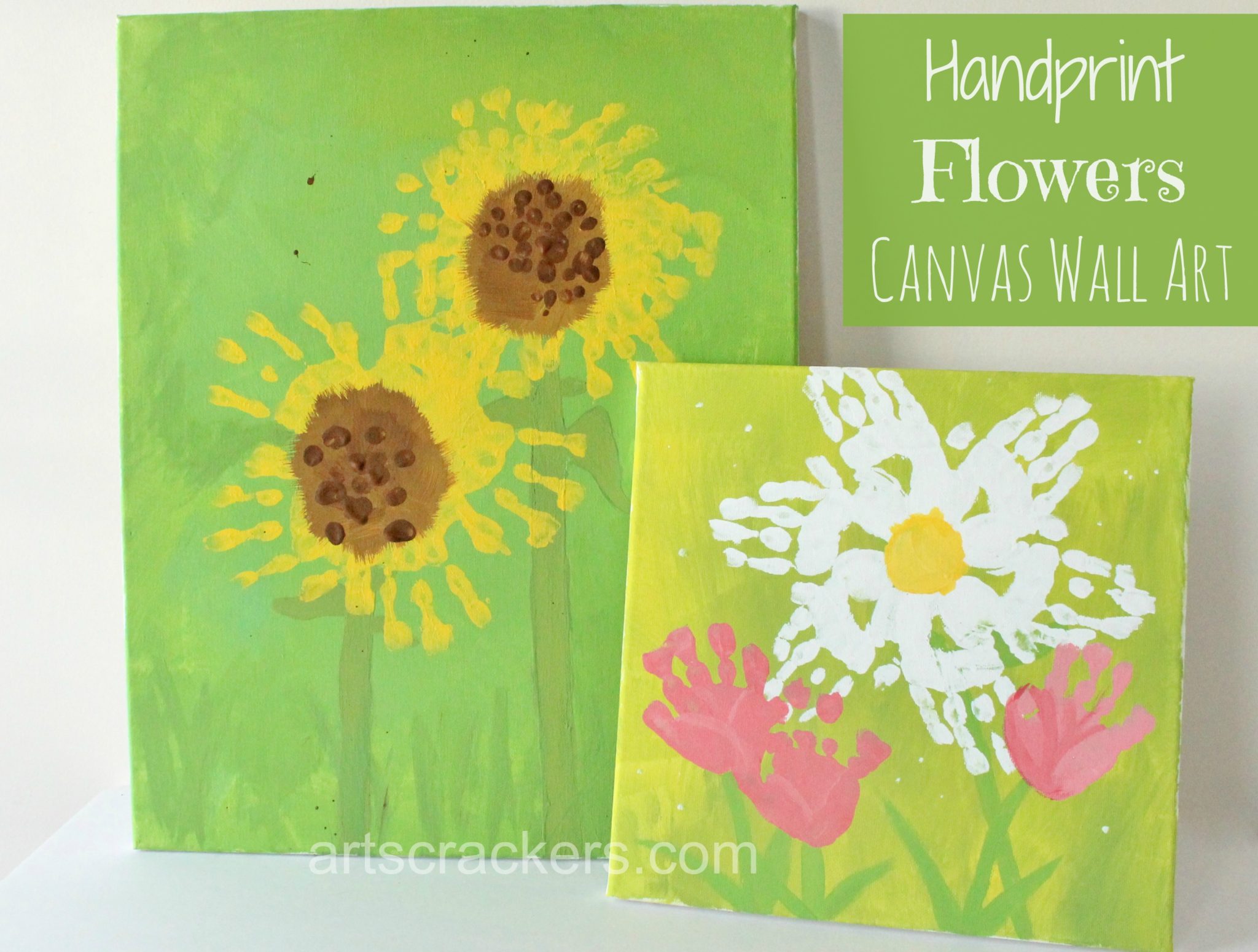 handprint flowers