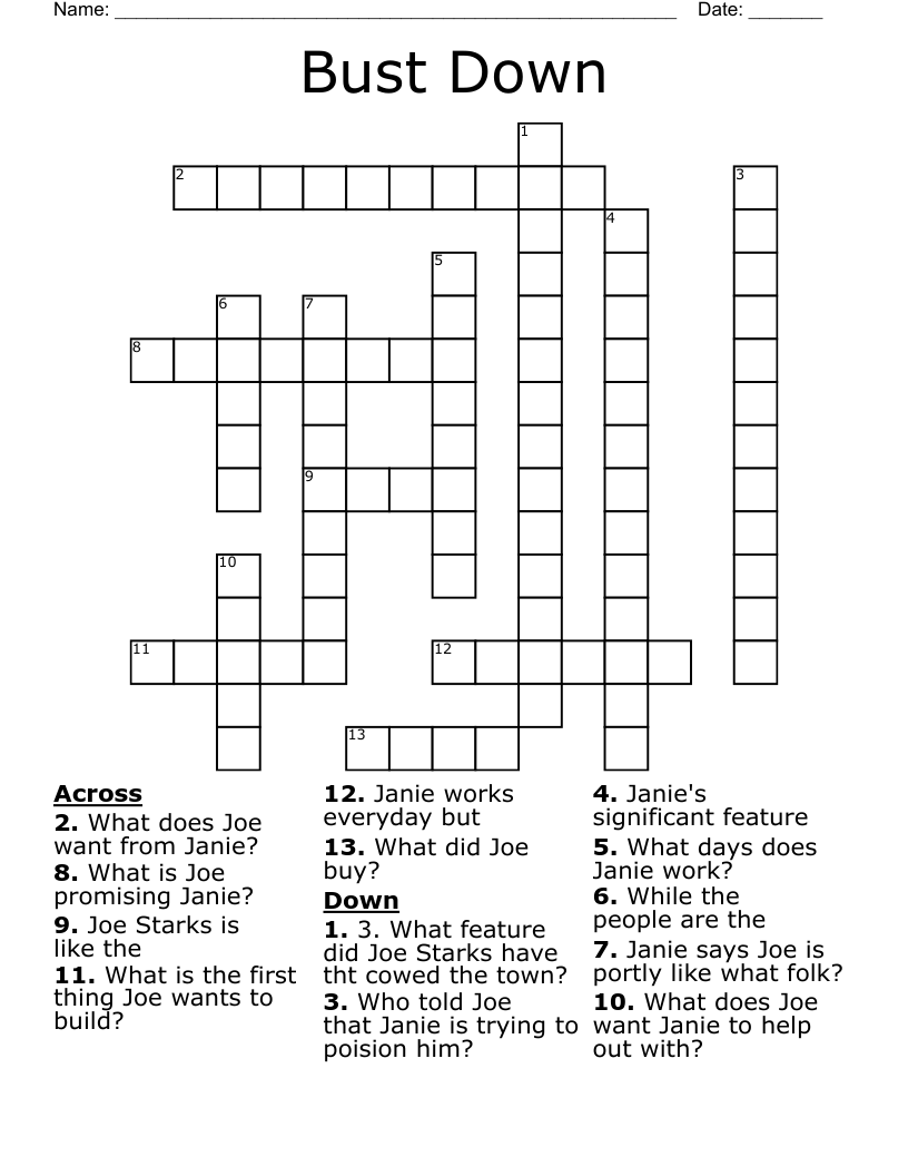 portly crossword