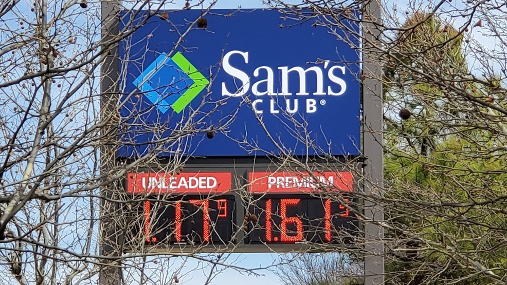 sams club gas price