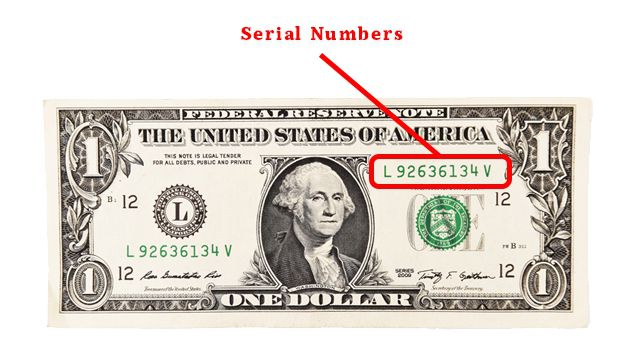 usd serial number