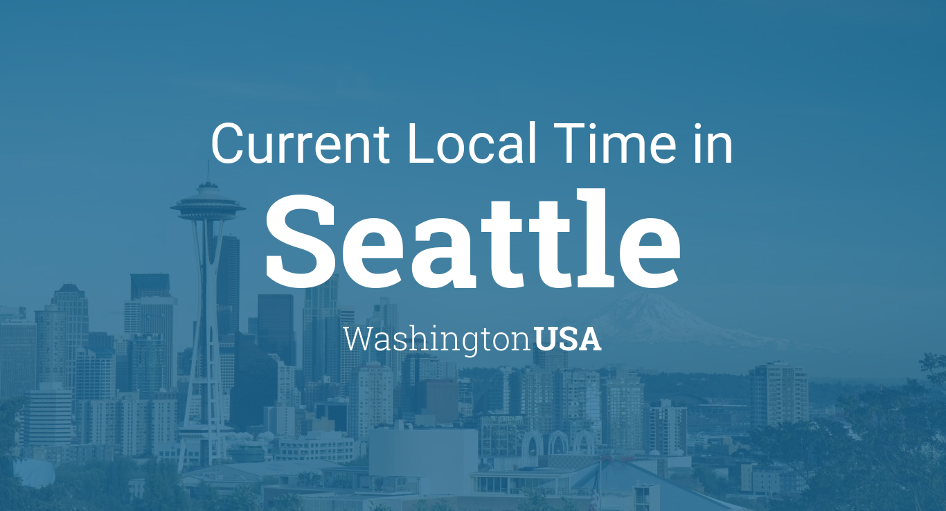 current time in washington state