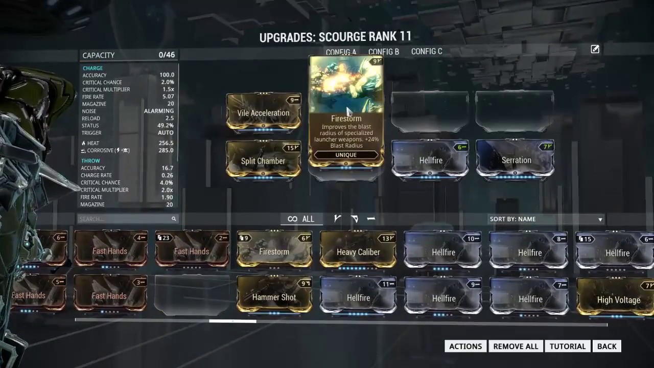 scourge warframe build