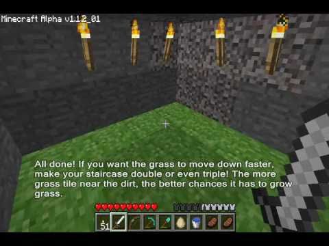 how do you get grass to grow in minecraft