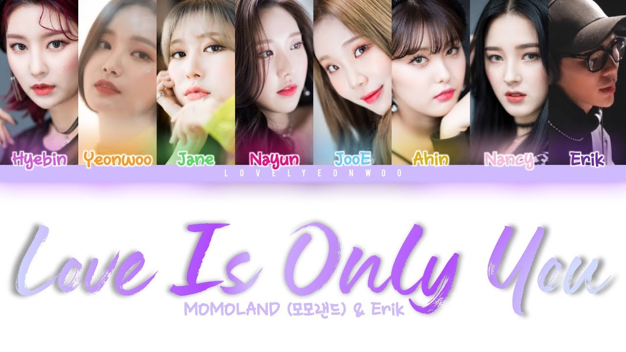 love is only you momoland lyrics